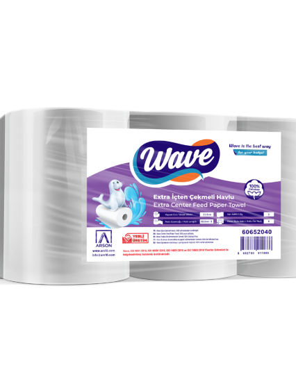 60652040 WAVE EKSTRA İÇTEN ÇEKMELİ HAVLU
