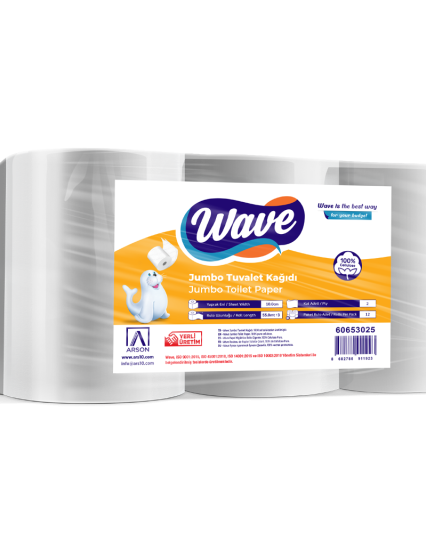 60653025 WAVE JUMBO TUVALET KAĞIDI