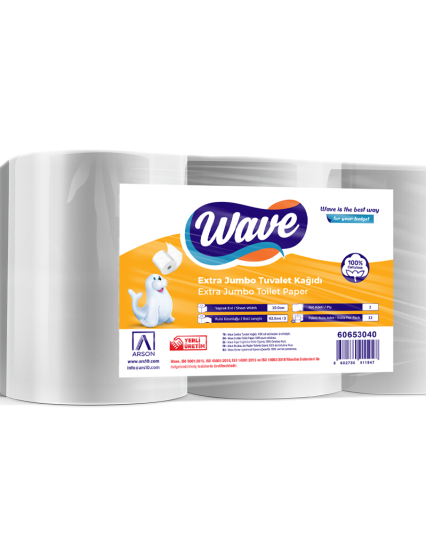 60653040 WAVE EKSTRA JUMBO TUVALET KAĞIDI
