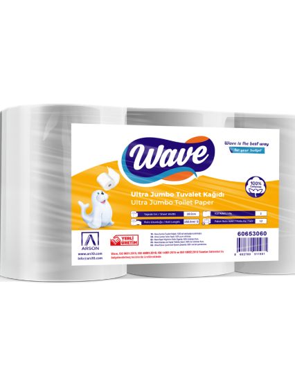 60653060 WAVE ULTRA JUMBO TUVALET KAĞIDI