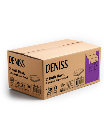 DENİSS Z KATLI HAVLU - 130 YAPRAK