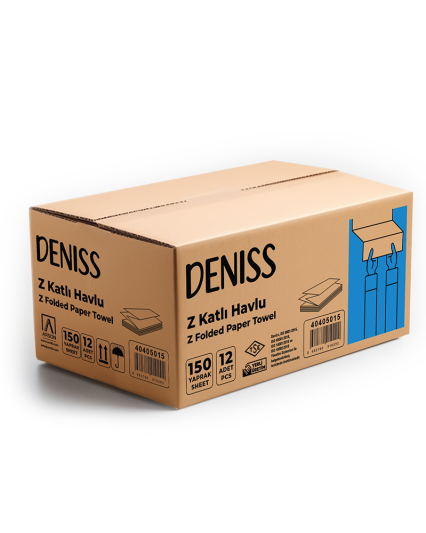 DENİSS Z KATLI HAVLU - 150 YAPRAK