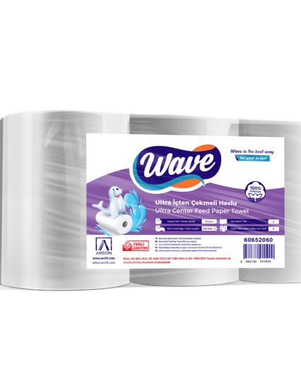 60652060 WAVE ULTRA İÇTEN ÇEKMELİ HAVLU